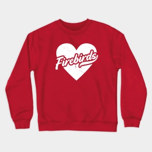 Vintage Firebirds School Spirit // High School Football Mascot // Go Firebirds Crewneck Sweatshirt